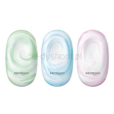 Gumka do ścierania KEYROAD, miękka, 2 szt., blister, mix kolorów