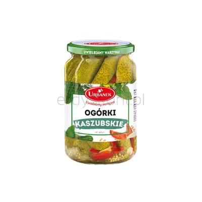 Ogórki kaszubskie 680g/380g Urbanek