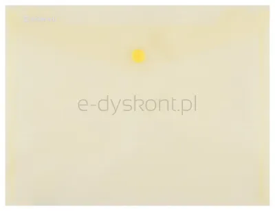 Donau Teczka kopertowa zatrzask, PP, C5, 180mikr., żółta 