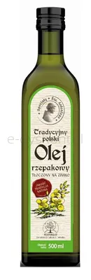 Specjały Św. Antoniego Tradycyjny olej rzepakowy tłoczony na zimno 500ml