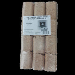 Czysty Ekologiczny Brykiet Ruf Z Trocin Drzewnych 10 Kg