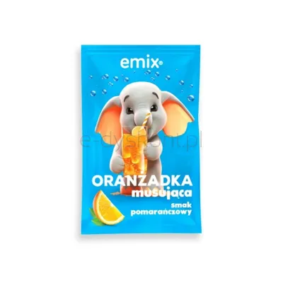 Oranżadka musująca smak pomarańczowy emix 16g