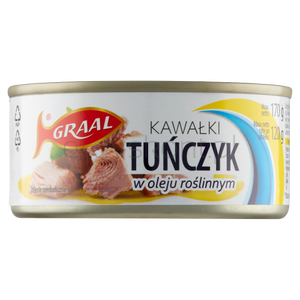 Graal Tuńczyk Kawałki W Oleju Roślinnym 170 G