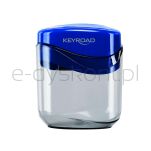 Keyroad Temperówka plastikowa, podwójna, z pojemnikiem, display, mix kolorów - 2