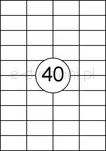Office Products Etykiety 48,5x25,4mm, białe, 100 ark. - 2