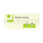 Q-Connect Bloczek Samoprzylepny 38X51Mm, 3X100 Kart., Jasnożółty - 3