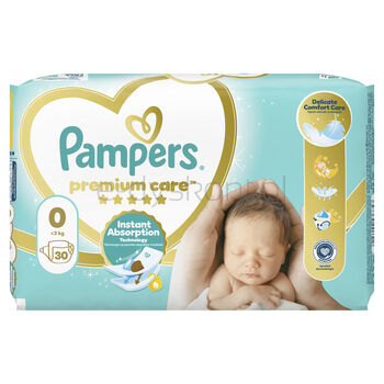 Pampers Premium Care rozmiar 0, 30 pieluszki, &lt,3kg