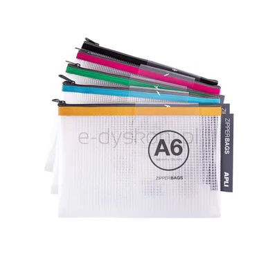 Apli Torebka Zipper Bag, A6, 168x125 mm, mix kolorów