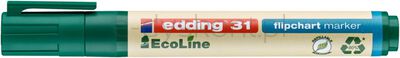 Edding Marker do flipchartów e-31 ecoline, 1,5-3 mm, zielony