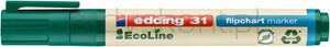 Edding Marker do flipchartów e-31 ecoline, 1,5-3 mm, zielony