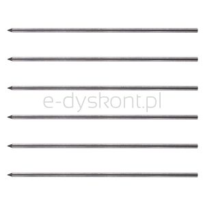 Wymienne wkłady e-8881 EDDING, do ołówka e-8880, 6 szt., grafitowe