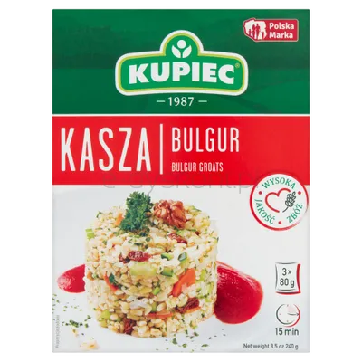 Kupiec Kasza Bulgur 3X80G