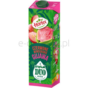 Hortex Napój Tropical Duo Czerwone winogrono gujawa karton 1L