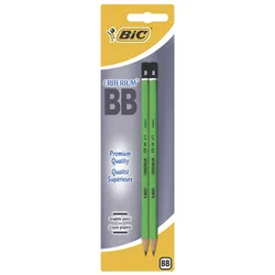 BIC Criterium® drewniany ołówek grafitowy BB bez gumki blister 2 szt.
