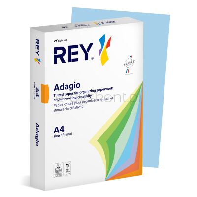 Rey Adagio Papier ksero A4, 160gsm, 01 niebieski pastel *RYADA160X469 R100, 250 ark.