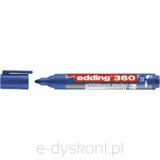 Marker do tablic e-360 EDDING, 1,5-3mm, niebieski