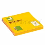 Q-Connect Bloczek Samoprzylepny Brilliant, 76X76Mm, 1X80 Kart., Pomarańczowy  - 2