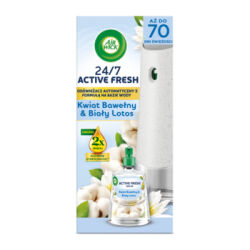 Air Wick Active Fresh Kwiat Bawełny & Biały Lotos/ Cotton Blossom & White Lotus 228 ml Komplet