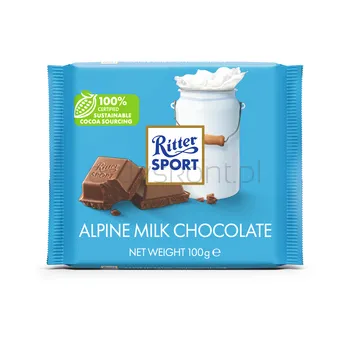 Ritter Sport czekolada mleczna alpejska 100g
