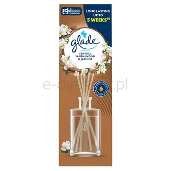 Glade® Reed Diffuser - Sensual Sandalwood &amp Jasmine, odświeżacz powietrza pachnące patyczki 50ml