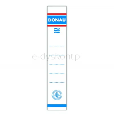 Donau Etykiety Wsuwane Do Segregatora 28X153Mm, Dwustronne, 20Szt. 