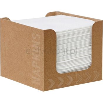 Duni Serwetki BIO Dunisoft 20x20 cm Białe - 50 szt.