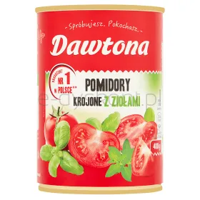 Dawtona Pomidory Krojone Z Ziołami 400G 