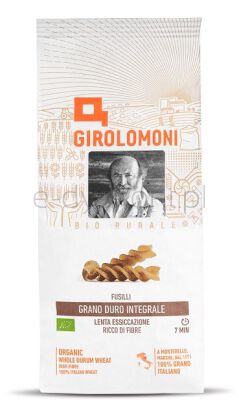 Makaron fusilli pełnoziarnisty z pszenicy durum BIO 500 g