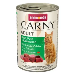 Animonda Carny Adult wołowina, indyk + królik 400g