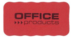 Office Products Gąbka Magnetyczna Do Tablic Suchościeralnych, 110X57X20Mm, Z Zawieszką, Czerwona
