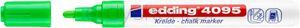 Edding Marker kredowy e-4095 2-3 mm, jasnozielony
