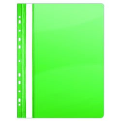 Donau Skoroszyt do segregatora A4 PVC 10szt twardy wpinany zielony
