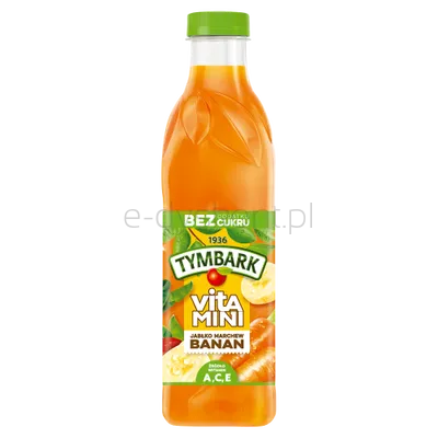 Tymbark Vitamini 100% Sok Jabłko Marchew Banan 1 L
