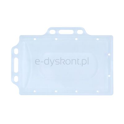 Identyfikator DONAU, z 2 uchwytami, transparentny