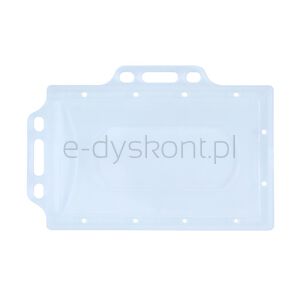 Identyfikator DONAU, z 2 uchwytami, transparentny