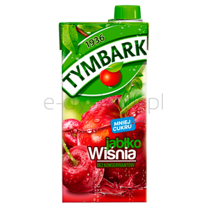 Tymbark Napój jabłko wiśnia 1 l