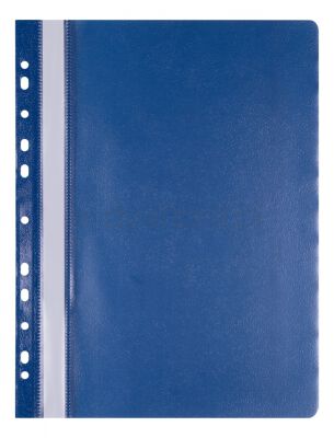 Office Products Skoroszyt, Pp, A4, Miękki, 100/170Mikr., Wpinany, Granatowy 