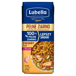 Lubella Makaron Pełne Ziarno Świdry Fusilli Z Orkiszem 400 G