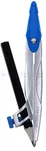 Cyrkiel metalowy KEYROAD, w etui, z ołówkiem, pakowany w display, mix kolorów - 5