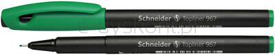 Schneider Cienkopis Topliner 967, 0,4 Mm, Zielony 