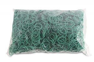 Office Products Gumki recepturki średnica 25mm, 1,5x1,5mm, 60% kauczuku, 1000g, zgrzewka, zielone