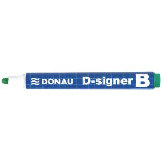 Donau Marker Do Tablic D-Signer B, okrągły, 2-4mm (linia), zielony [BIURO]