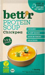 Bettr Zupa błyskawiczna z ciecierzycą, wySokobiałkowa, wegańska, bezglutenowa BIO 30 g