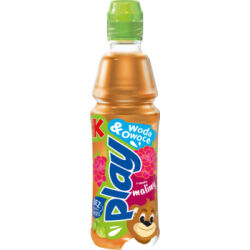 Kubuś Play! Woda i owoce Jabłko malina Napój owocowy 400 ml