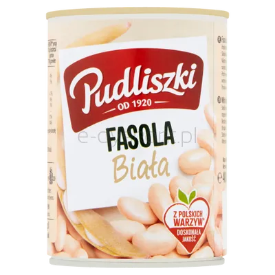 Pudliszki Fasola Biała 400G