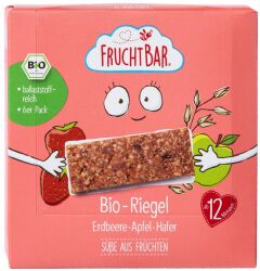 Fruchtbar Batony zbożowe truskawka, jabłko, owies powyżej 12 miesięcy 6x BIO 23 g