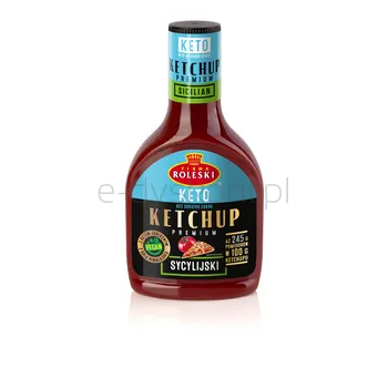 Roleski Ketchup keto Sycylijski 425 g