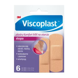 Viscoplast Plastry Komfort Mix 6Szt