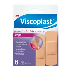 Viscoplast Plastry Komfort Mix 6Szt