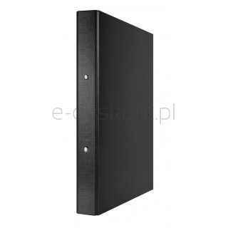 Donau Segregator ringowy PP, A4/2R/30mm, czarny